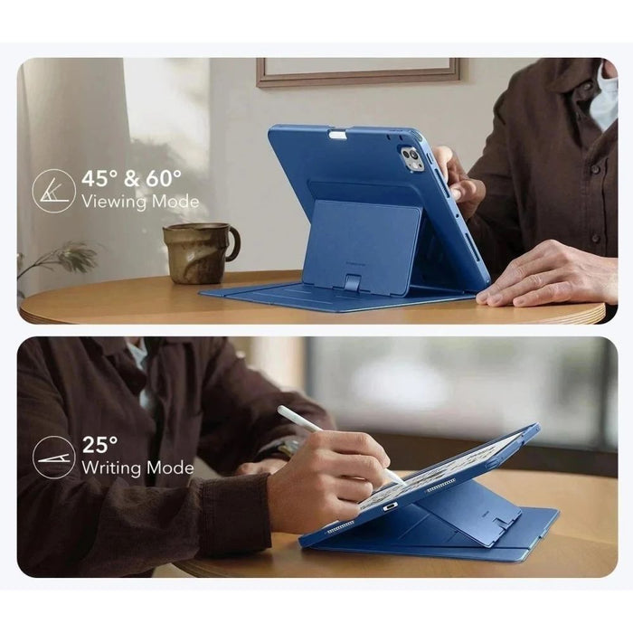 ESR Flip Hybrid Case for iPad Pro 11” 5 / 6 / 2024-2025 - Navy Blue