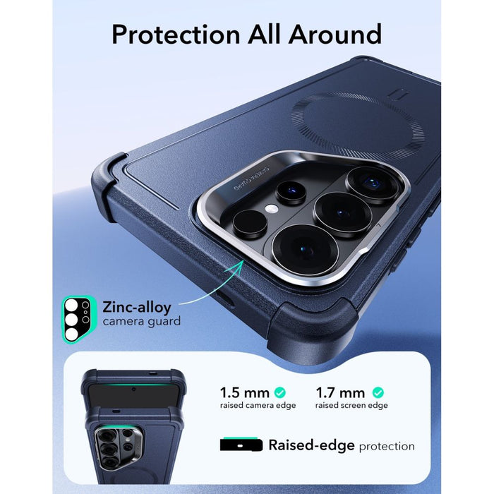 ESR Cyber Tough Kickstand MagSafe Case for Samsung Galaxy S26 Ultra - Black