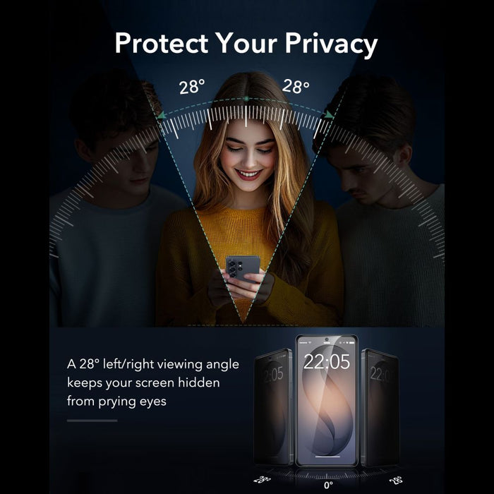 ESR UltraFit Armorite Privacy Tempered Glass for Samsung Galaxy S26 Ultra