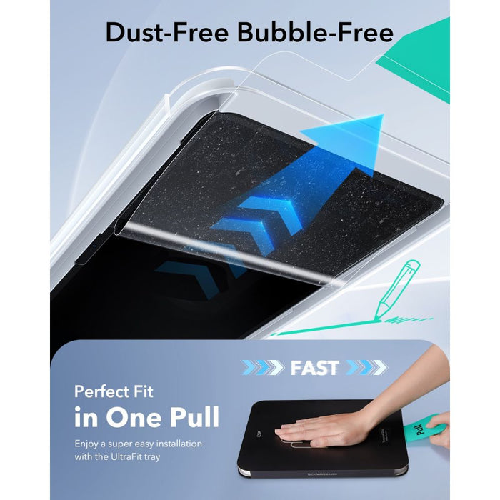 ESR Paper Feel Tempered Glass for iPad Air 13" (2024/2025/2026)