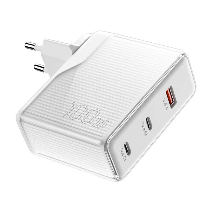 Essager ECT2CA-ZXB02-Z GaN 100W 2C + A Charger (white) - mains chargers<<<Chargers<<<GSM Accessories<<<InnproXML