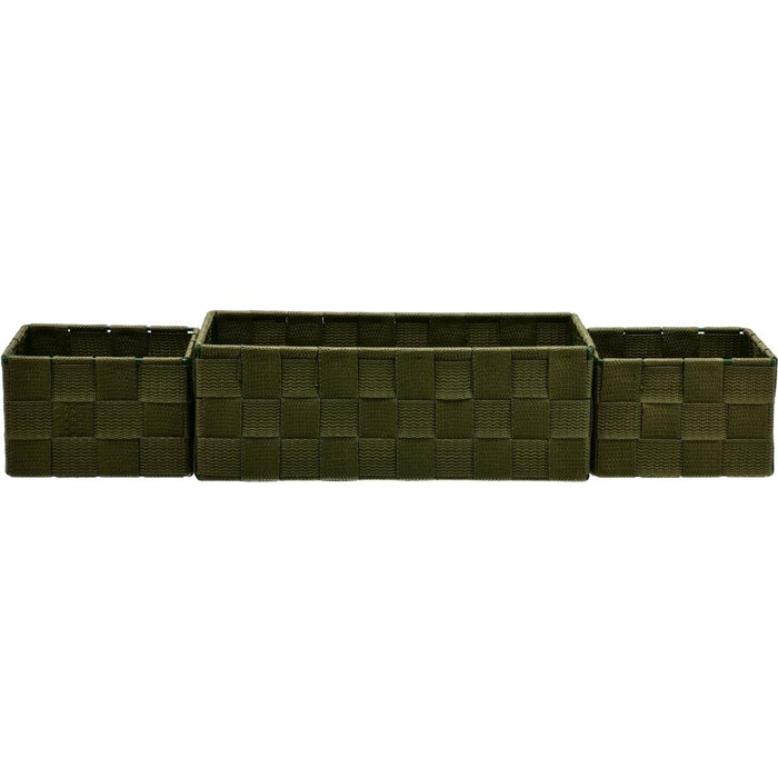 STORAGE BASKET OLIVE GREEN