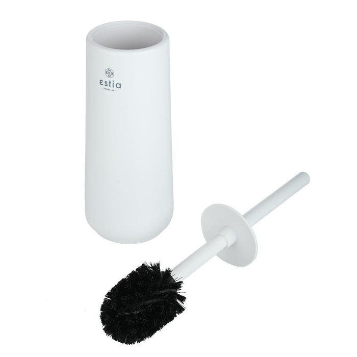 WC SET SET OF HOLDER AND BRUSH FJORD WHITE