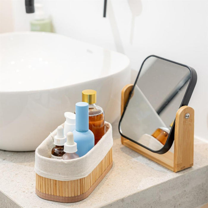BAMBOO ESSENTIALS SQ COSMETIC MIRROR