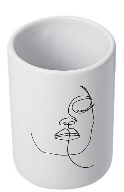 FACE LINE TOOTH BRUSH GLASS