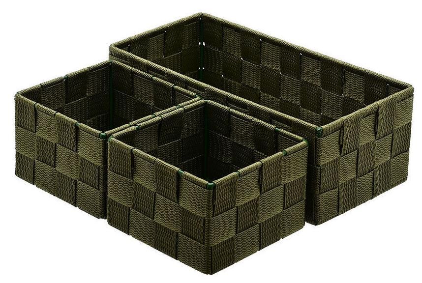 STORAGE BASKET OLIVE GREEN