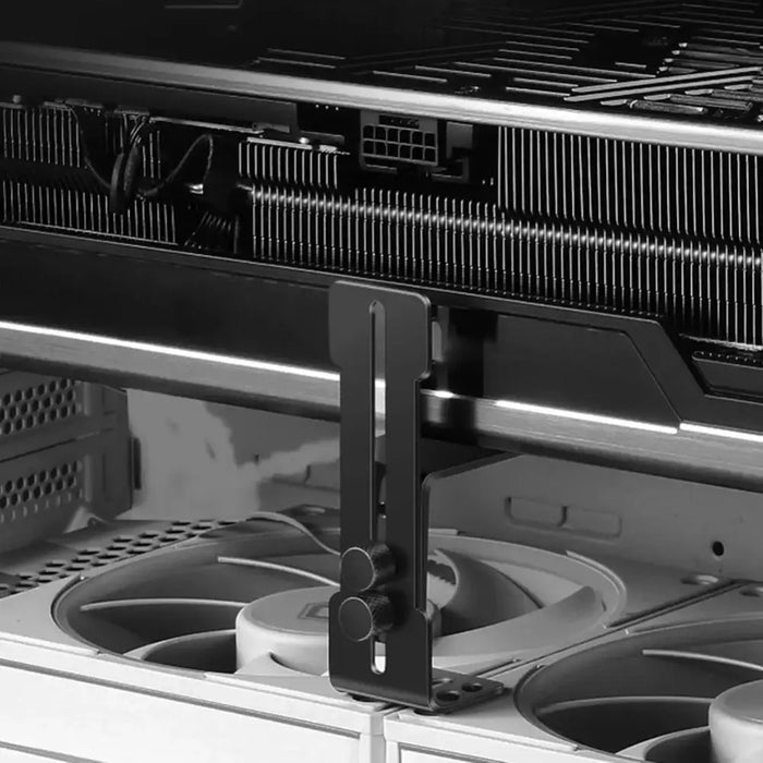 Estillo graphics card holder 12cm Aluminum Black - Входно-изходни контролери<<<Компютърни компоненти<<<ValiAPI