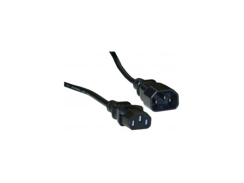 Estillo power extension cable, 3 pin, Black