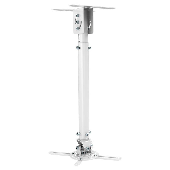 Projector stand ESTILLO C718, For ceiling, With extension arm, White