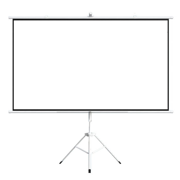 ESTILLO stand screen 244 x 183 cm, 120", white, with black frame, 4:3, 11 kg
