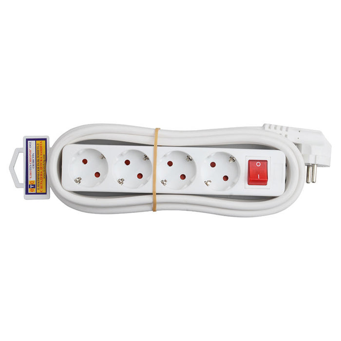 DISCONNECTOR WITH CABLE ETC 4 SOCKETS 1.5M WITH KEY DZ 14911