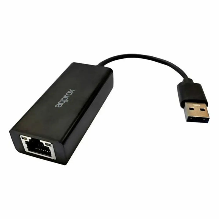Ethernet to USB adapter 2.0 approx! APPC07V3 Black - Компютър Мрежи и компоненти<<<Компютри|