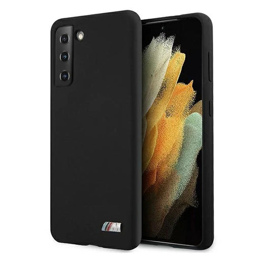 Etui BMW BMHCS21SMSILBK S21 G991 czarny/black Silicone M Collection - Cell phone cases and covers<<<HurtelXML