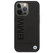 Etui BMW BMHMP14LSLLBK iPhone 14 Pro 6,1’’ czarny/black hardcase Signature Logo Imprint Magsafe - Cell phone cases