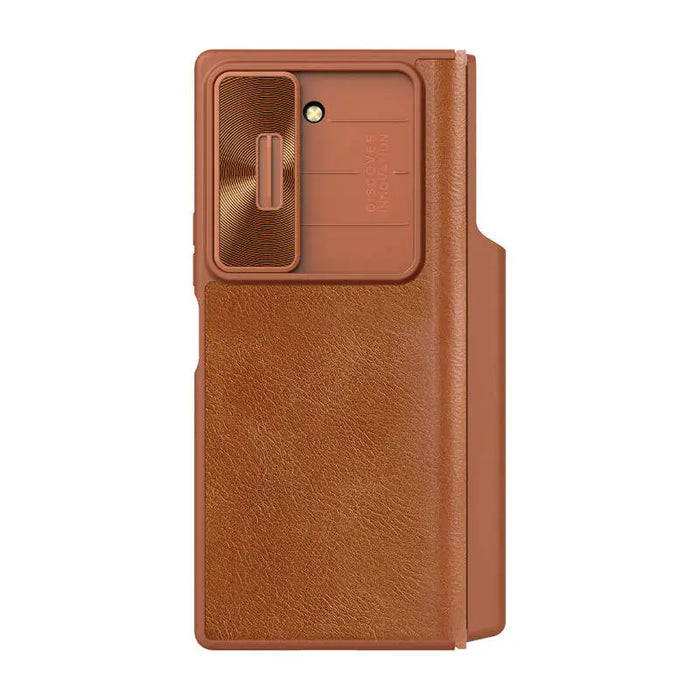 Etui Nillkin Qin Pro Leather Samsung Galaxy Z Fold 6 5G (brązowy) - Protective cases for smartphones<<<Cases<<<GSM
