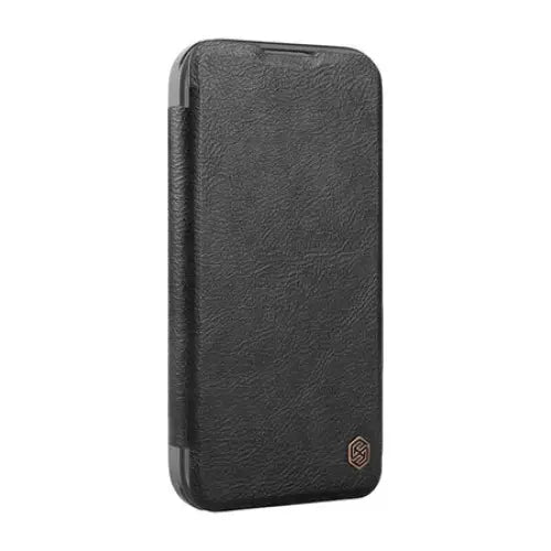 Etui Nillkin Qin Prop Leather iPhone 16 Pro Max (czarny) - Protective cases for smartphones<<<Cases<<<GSM