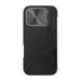 Etui Nillkin Qin Prop Leather iPhone 16 Pro Max (czarny) - Protective cases for smartphones<<<Cases<<<GSM