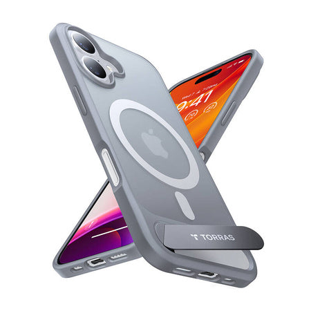 Etui Torras Pstand Series do iPhone 16 Plus (Titanium gray) - Protective cases for smartphones<<<Cases<<<GSM