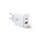 EU Joyroom JR-TCF05 20W USB-A USB-C charger + USB-C cable - white - Cell phone USB charger<<<HurtelXML