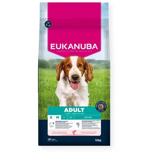 EUKANUBA Adult Small/Medium Salmon & Barley 12kg - Dry foodDLP-KAS<<<For the dogDLP<<<ActionPL