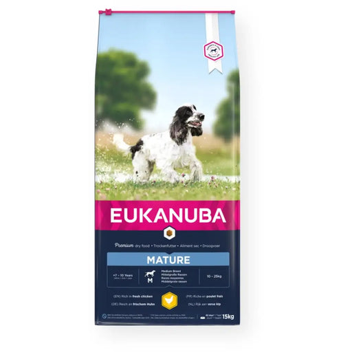 Eukanuba MATURE 15 kg Adult Chicken - Dry foodDLP-KAS<<<For the dogDLP<<<ActionPL