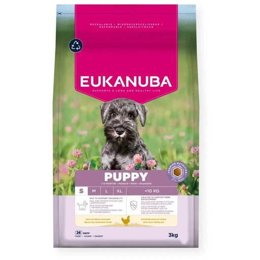 EUKANUBA Puppy Small rich in chicken 3kg - Dry foodDLP-KAS<<<For the dogDLP<<<ActionPL