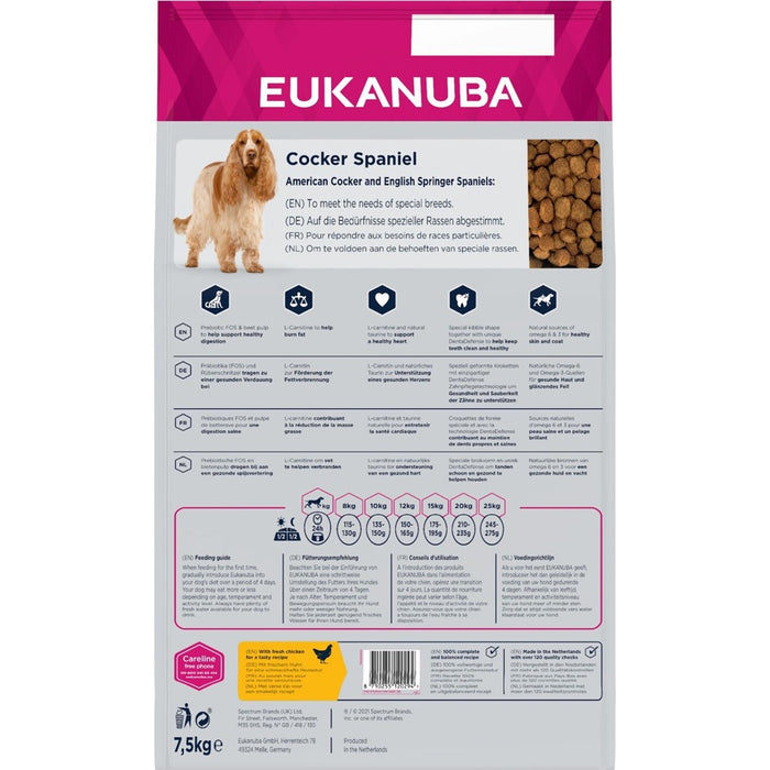EUKANUBA Breed Specific Cocker Spaniel Adult - dry dog food - 7,5kg