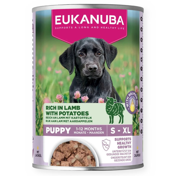 EUKANUBA Life Care Puppy Rich in lamb and potatoes - wet dog food - 400g