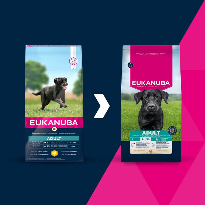 EUKANUBA Adult L XL Rich in chicken - dry dog food - 15kg