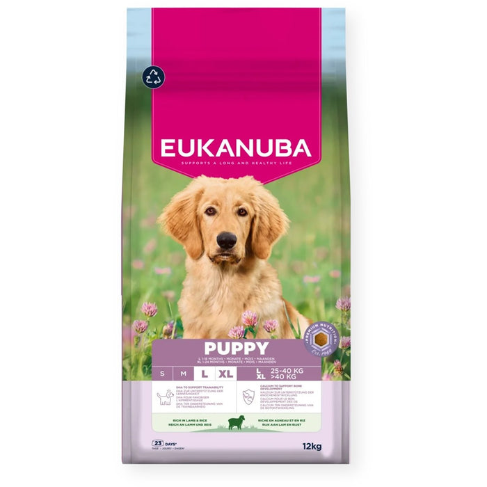 EUKANUBA Puppy L XL Rich in lamb & rice - dry dog food - 12kg