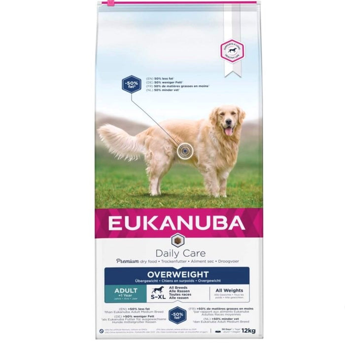EUKANUBA Special Care Overweight Adult All Breed – dry dog food – 12kg