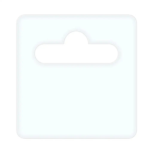 Euro pendant 50x50 mm premium with rubber glue 1000 pcs/roll (0.35 mm foil) - Shop hangers<<<HurtelXML