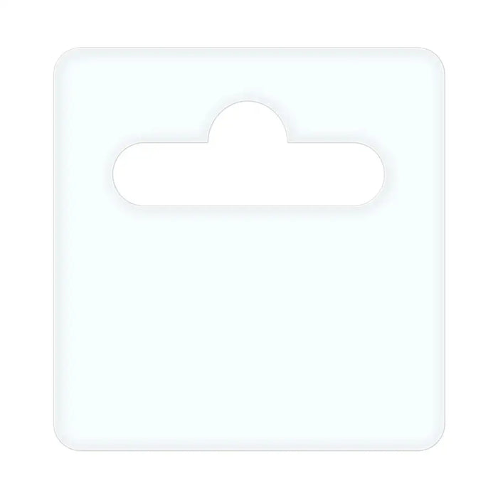 Euro pendant 50x50 mm premium with rubber glue 1000 pcs/roll (0.35 mm foil) - Shop hangers<<<HurtelXML