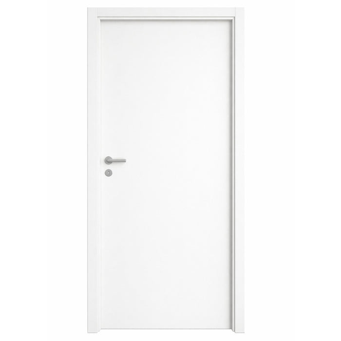 DOOR WITH FRAME AND SILLS 87X200X10-13.9 CM. EUROSTILL OPTIMA STANDARD 87 WHITE