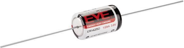 Lithium thionyl chloride battery EVE 3.6 V 1/2AA ER14250 /AX/ with wire tips EVE BATTERY