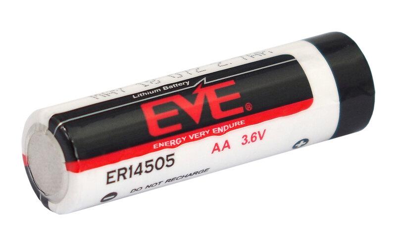 Lithium thionyl chloride battery 3.6V AA R6 2.7Ah ER14505 /STD /with bud/ EVE BATTERY