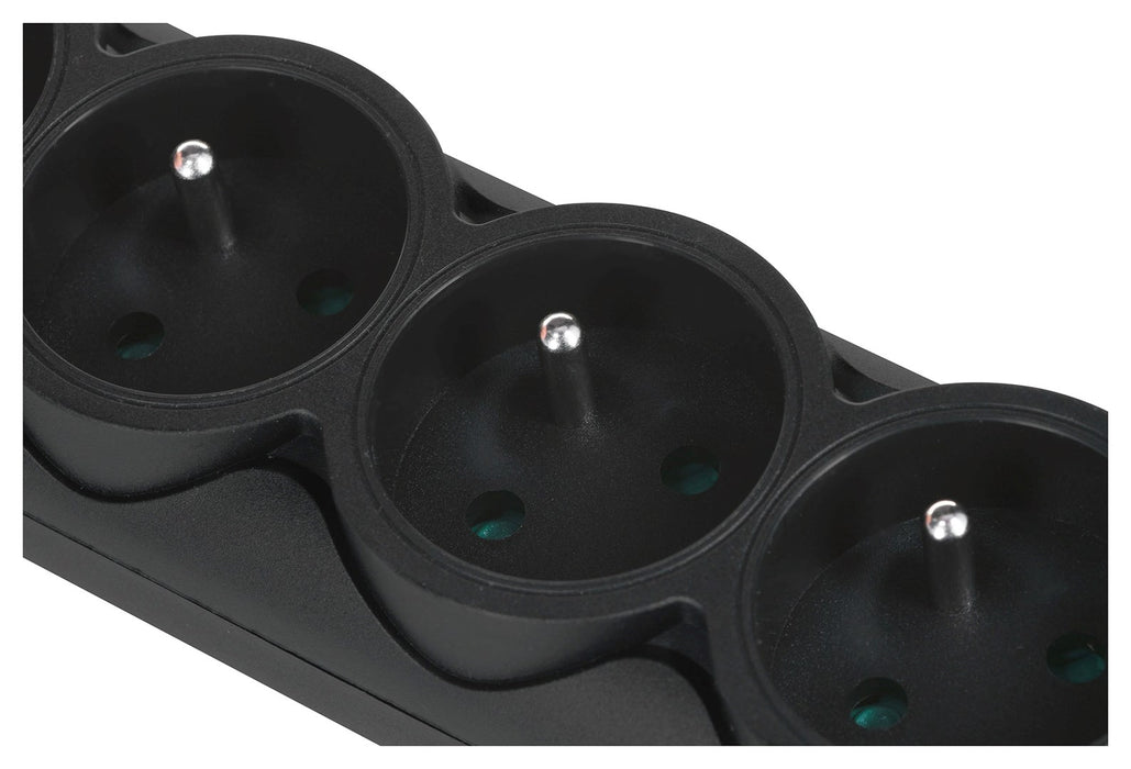 Ever OPTIMA surge protector 1.5 m (6 x UTE; 10 A; black) (T/LZ08-OPT015/0000)