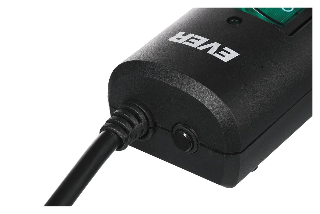 Ever Optima 5m Black 6 AC outlet(s) 250 V