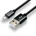 everActive cable micro USB 1m - Black braided quick charge 2,4A - CBB-1MB - USB cablesAKG-KAB<<<GSM