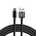 everActive cable USB-C 1m - Black braided quick charge 3A - CBB-1CB - USB cablesAKG-KAB<<<GSM accessoriesAKG<<<ActionPL