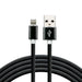 everActive cable USB Lightning 1m - Black silicone quick charge 2,4A - CBS-1IB - USB cablesAKG-KAB<<<GSM