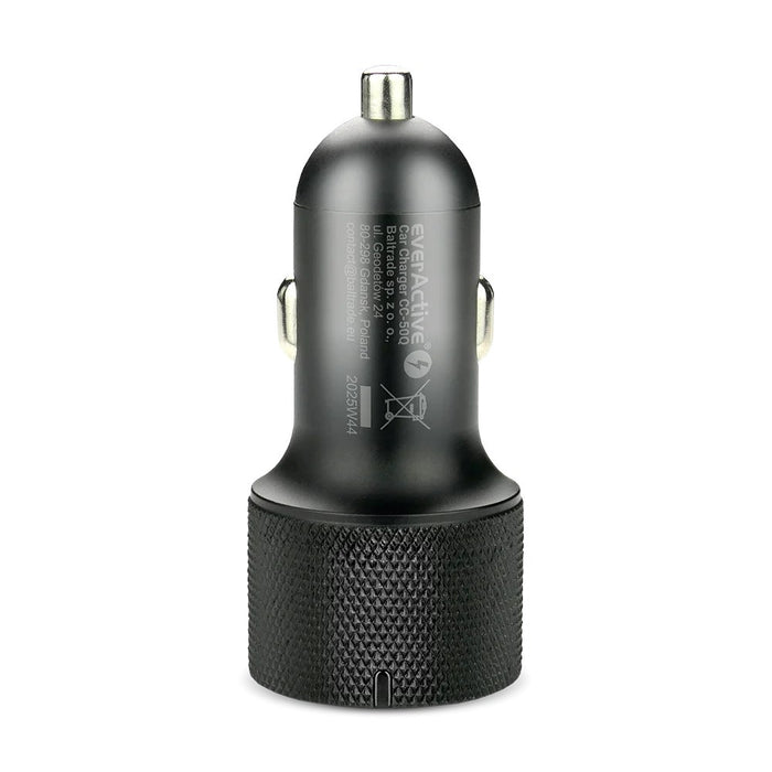 Car charger everActive CC-50Q USB QC3.0 + USB-C PD 75W