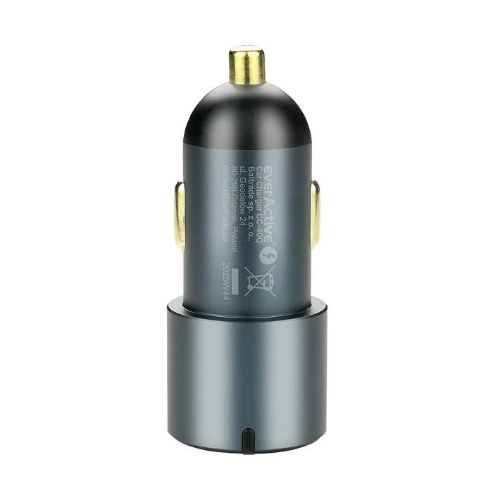 Car charger everActive CC-40Q USB QC3.0 + 2x USB-C PD 60W
