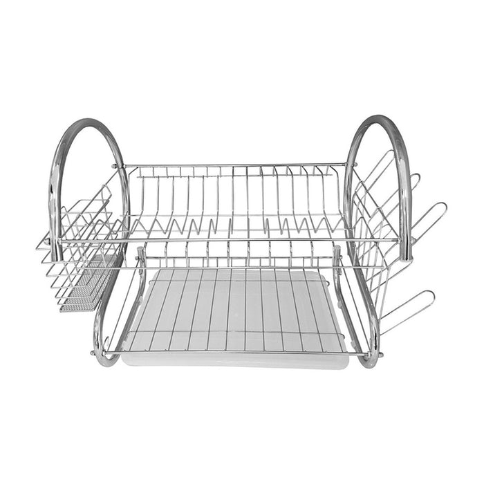 DISH DRYER 2 LEVELS CHROME EVO LINE