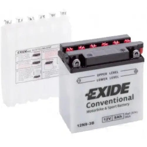 EXIDE BIKE 12N9-3B 9AH 85A 12V R+ - АКУМУЛАТОРИ<<<MaxCar
