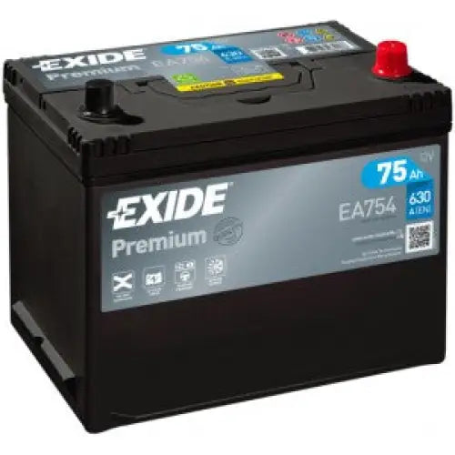 EXIDE PREMIUM 75AH 630A R+ JIS - АКУМУЛАТОРИ<<<MaxCar