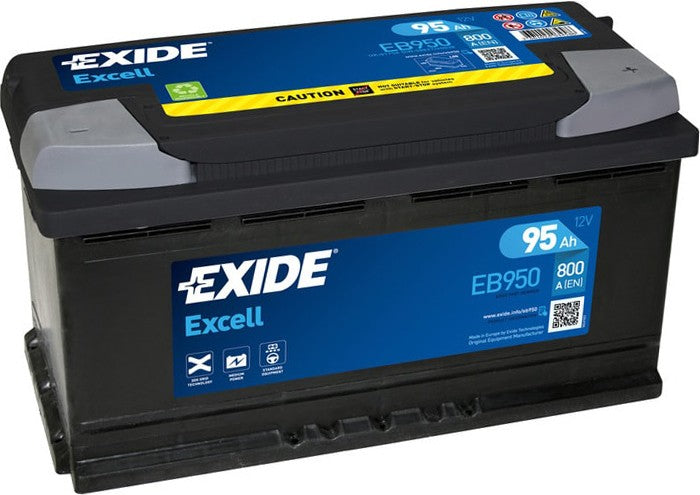 EXIDE EXCELL 95AH 800A R+