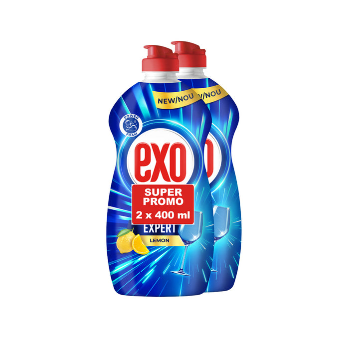 EXO DISHWASHER 2 X 400 ML LEMON EXO