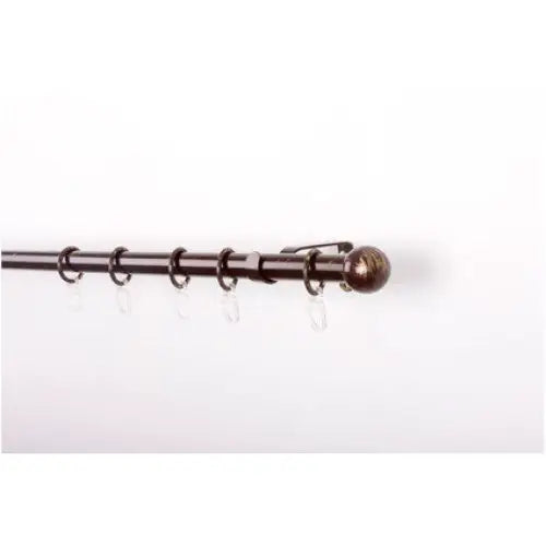 EXTENDABLE GARDINIA MIRA 110-200 CM. BROWN-GOLD - Корнизи<<<Корнизи щори и пердета<<<Мебели и интериор<<<Praktiker