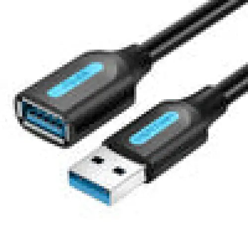Extension Cable USB 3.0 male to female Vention CBHBH 2m Black - Adapters connectors and converters<<<IT